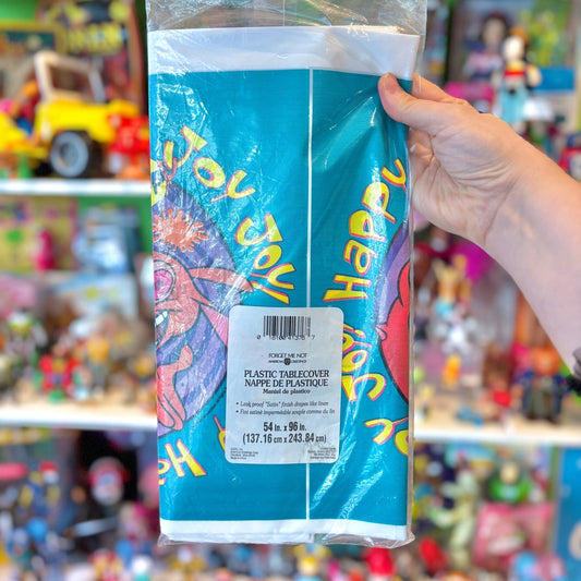 Ren & Stimpy Plastic Table Cloth (NIB, Nickelodeon, 90s) - PopCultGang