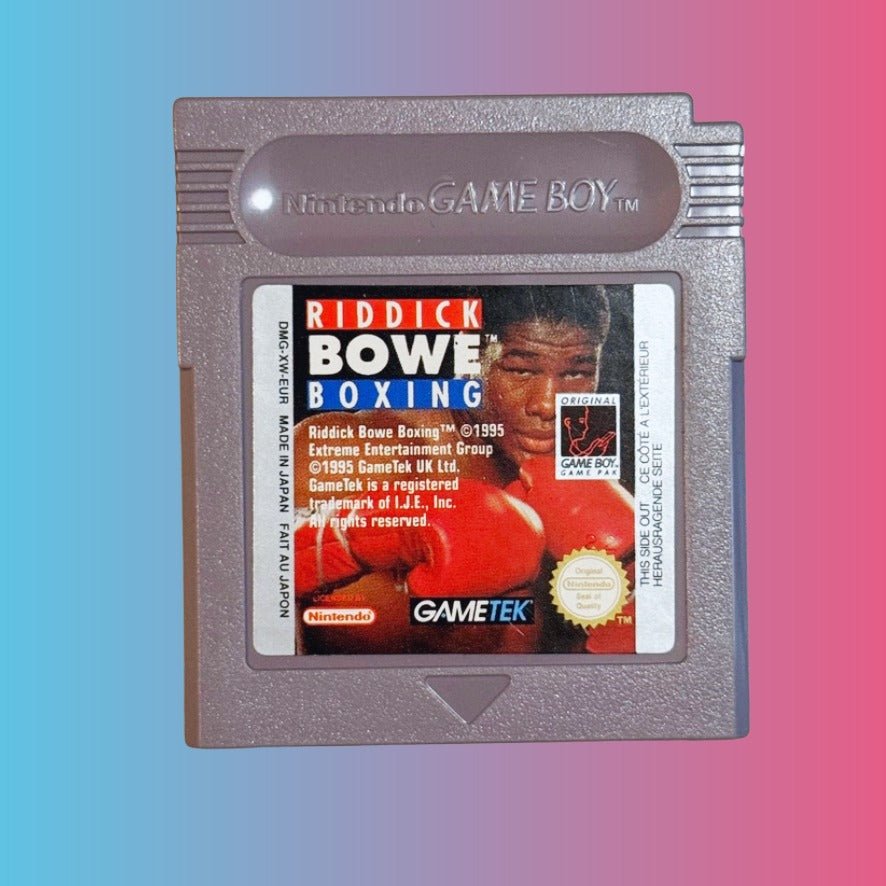Riddick Bowe Boxing (Gameboy) - PopCultGang