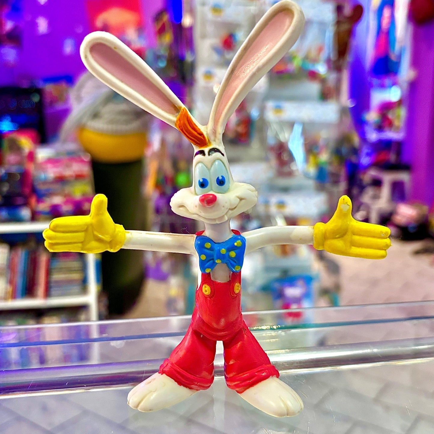 Rober Rabbit Bendable Flexies Figure (Disney, 1987) - PopCultGang