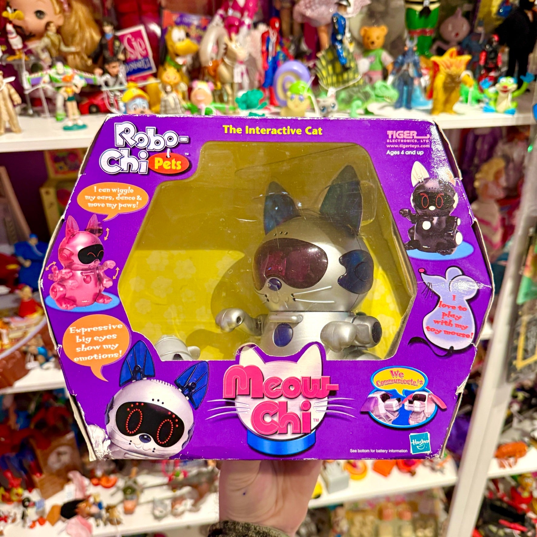 Robo - Chi Pets: Meow - Chi - The Interactive Cat (NIB, Tiger Electronics, 2000) - PopCultGang