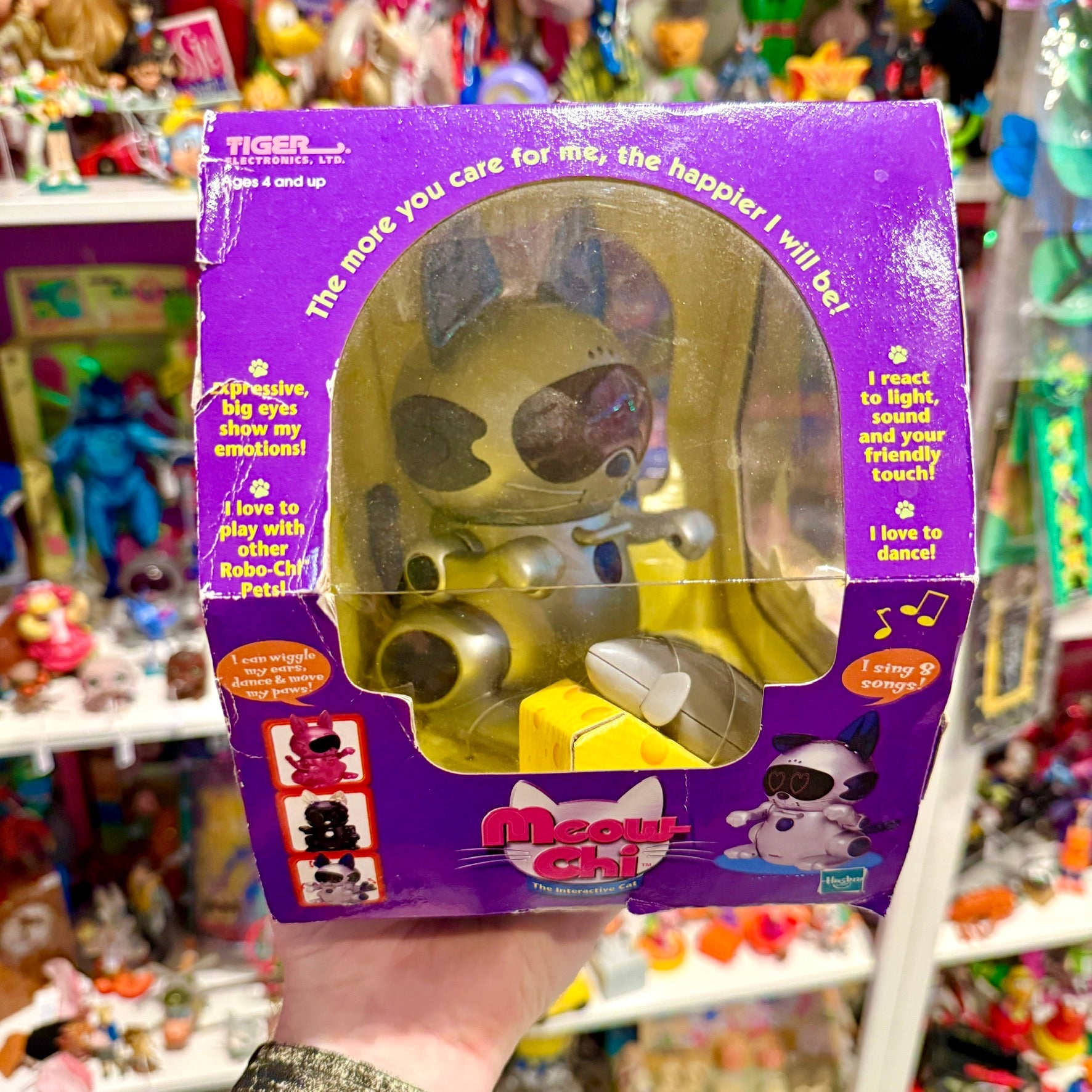 Robo - Chi Pets: Meow - Chi - The Interactive Cat (NIB, Tiger Electronics, 2000) - PopCultGang