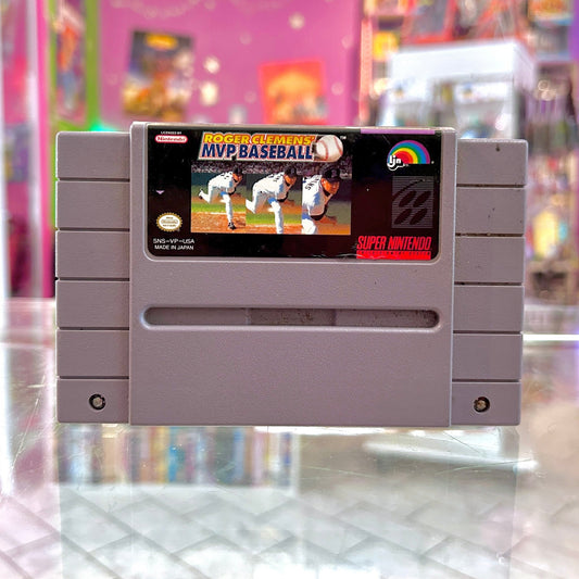 Roger Clemen's MVP Baseball (SNES, NTSC) - PopCultGang