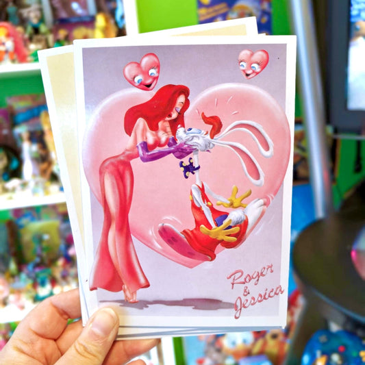 Roger Rabbit & Jessica Postcards (Disney, 80s) - PopCultGang