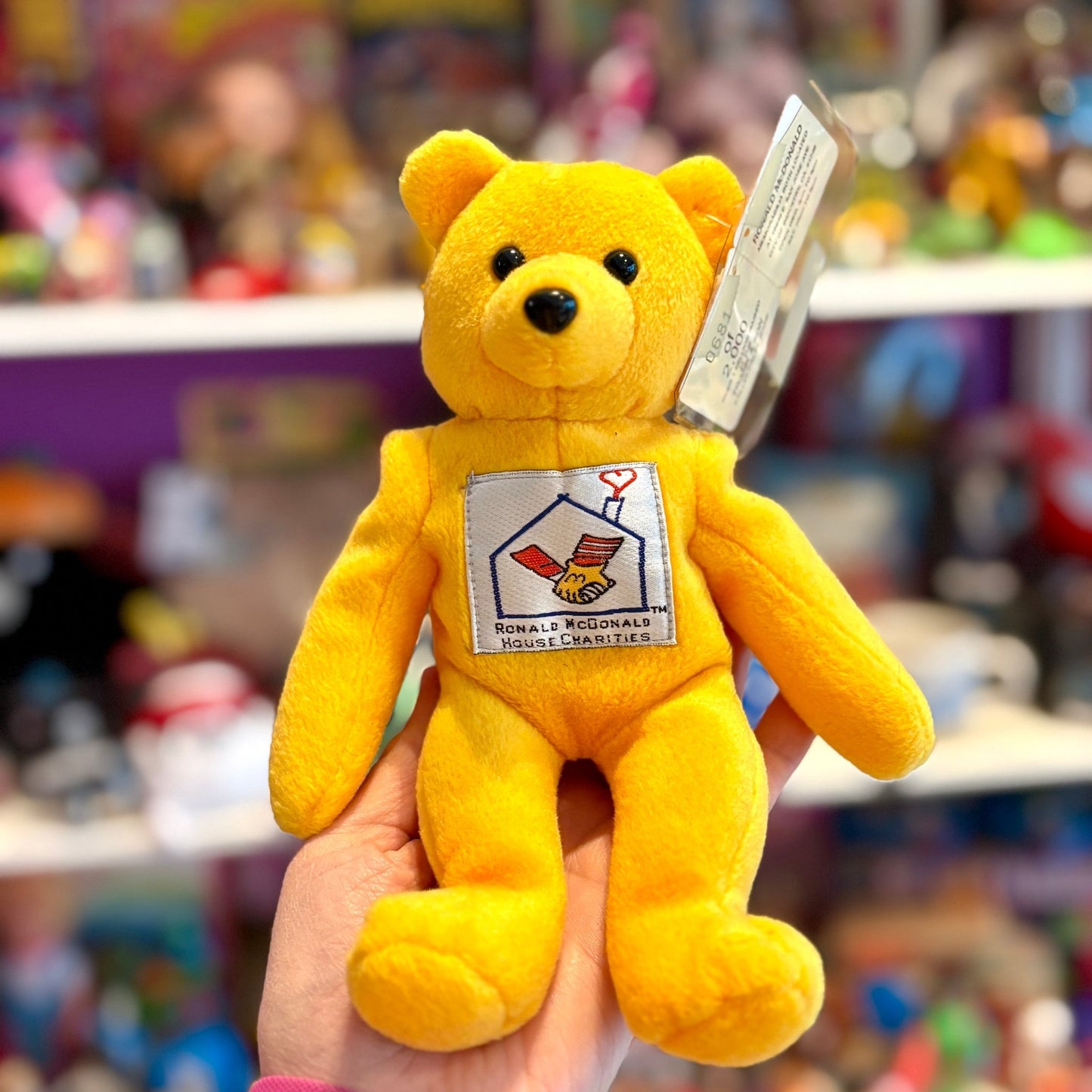 Ronald McDonald House Charities Beanie Plush Bear Number 0681 of 2000 (McDonalds, 1999) - PopCultGang