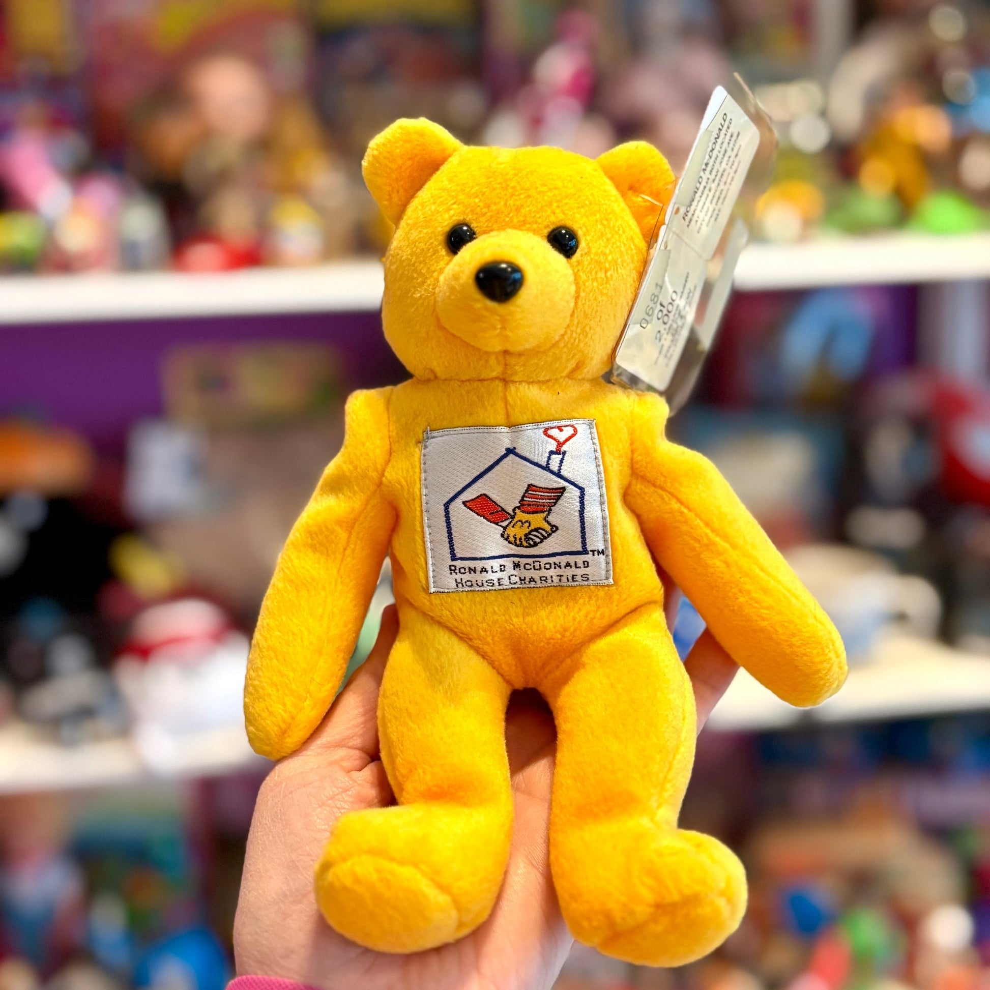 Ronald McDonald House Charities Beanie Plush Bear Number 0681 of 2000 (McDonalds, 1999) - PopCultGang