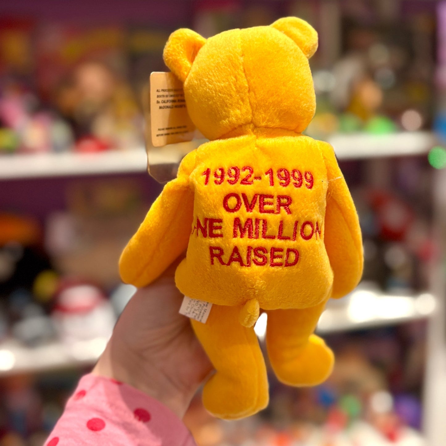 Ronald McDonald House Charities Beanie Plush Bear Number 0681 of 2000 (McDonalds, 1999) - PopCultGang