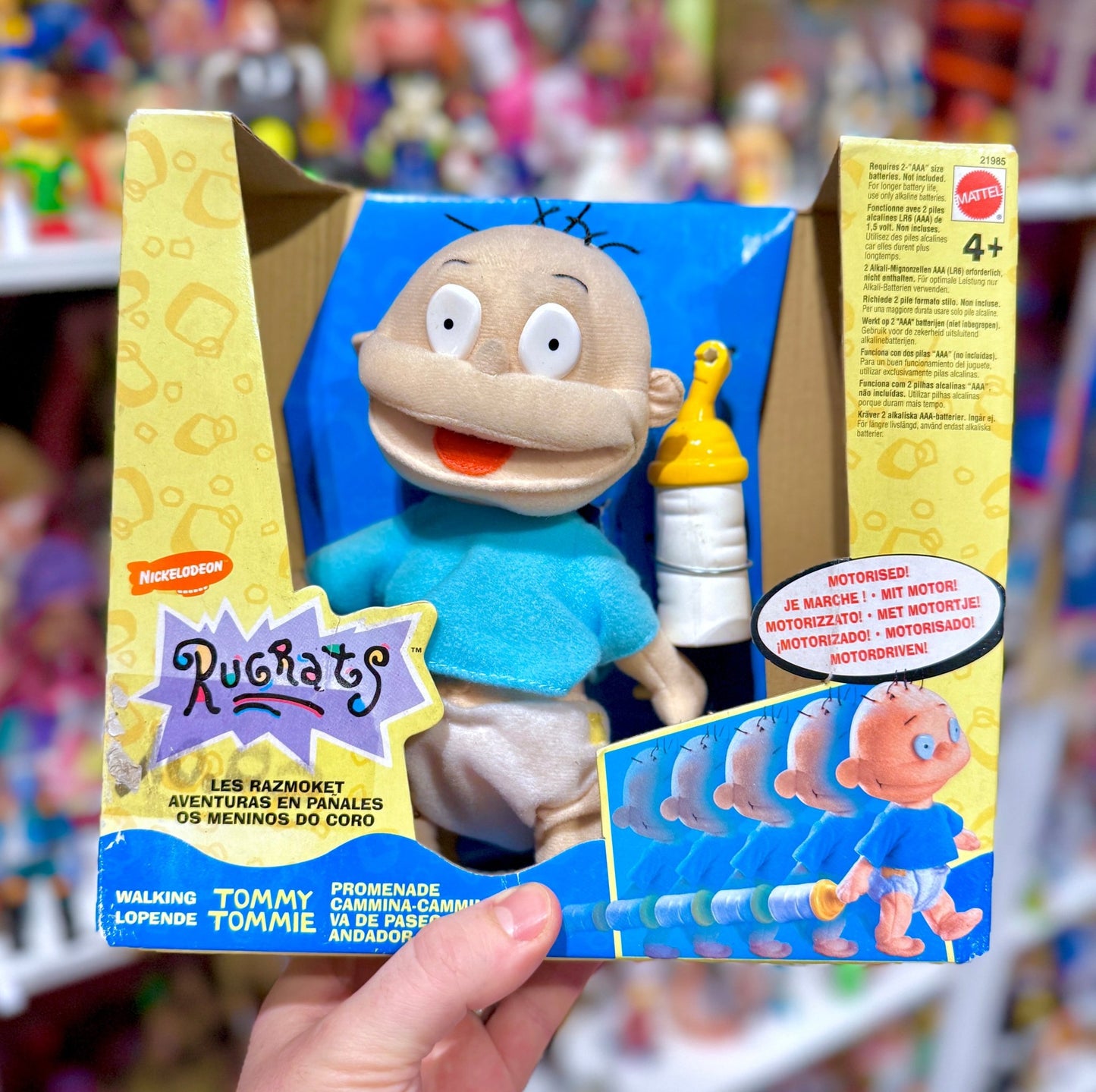 Rugrats: Walking Tommy Plush Doll (NIB, Viacom, Nickelodeon, 1998) - PopCultGang