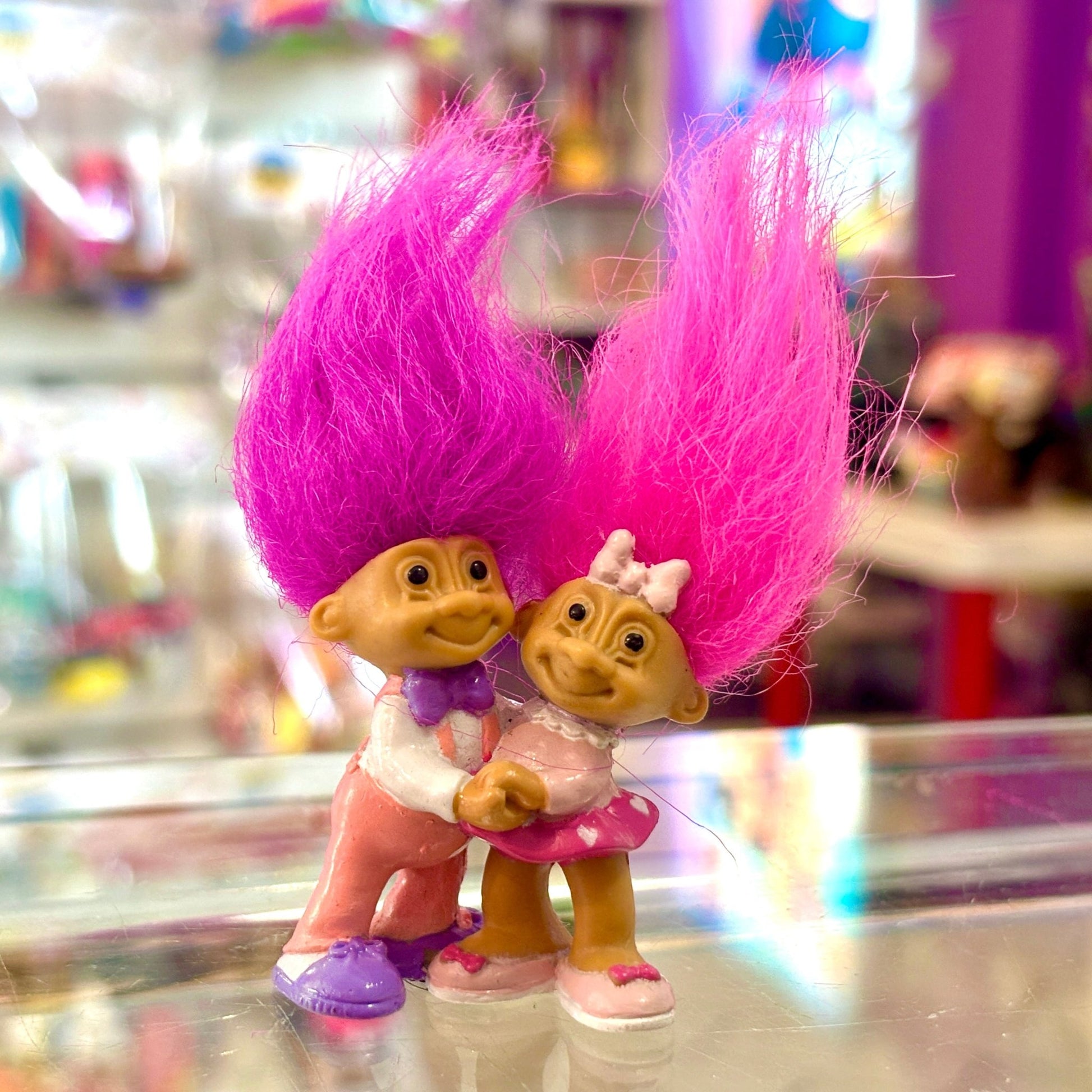 Russ Trolls: Love Trolls Couple Dancing - Valentines Day PVC Figure (Russ, 90s) - PopCultGang