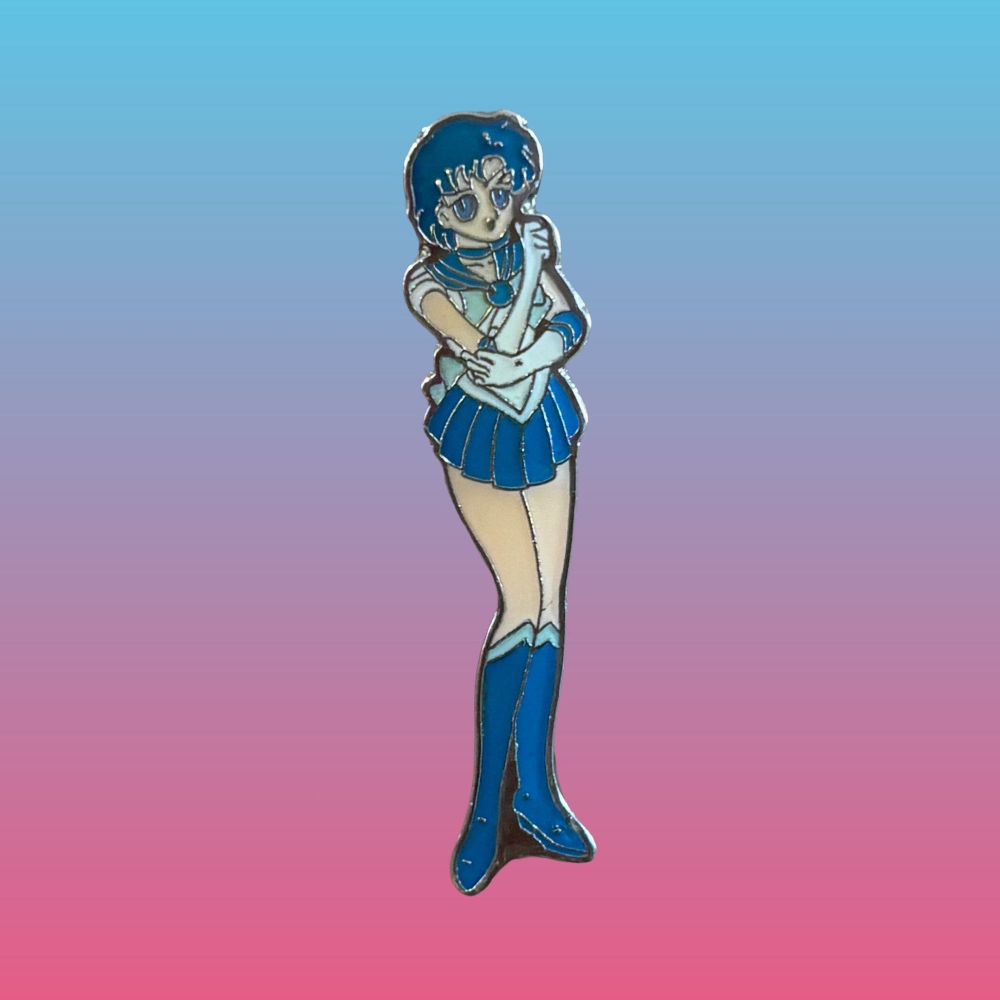 Sailor Moon: Sailor Mercury Enamel Pin (1992) - PopCultGang