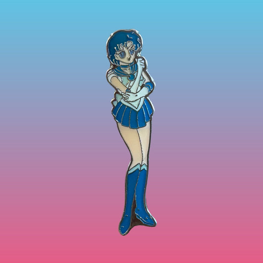 Sailor Moon: Sailor Mercury Enamel Pin (1992) - PopCultGang