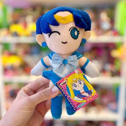 Sailor Moon Sailor Mercury Plush (Banpresto, 90s) - PopCultGang