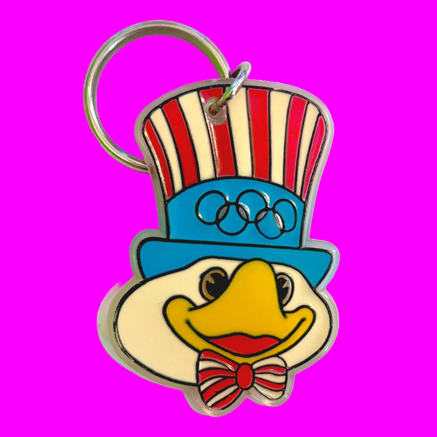 Sam The Olympian Eagle Keychain (80s) - PopCultGang