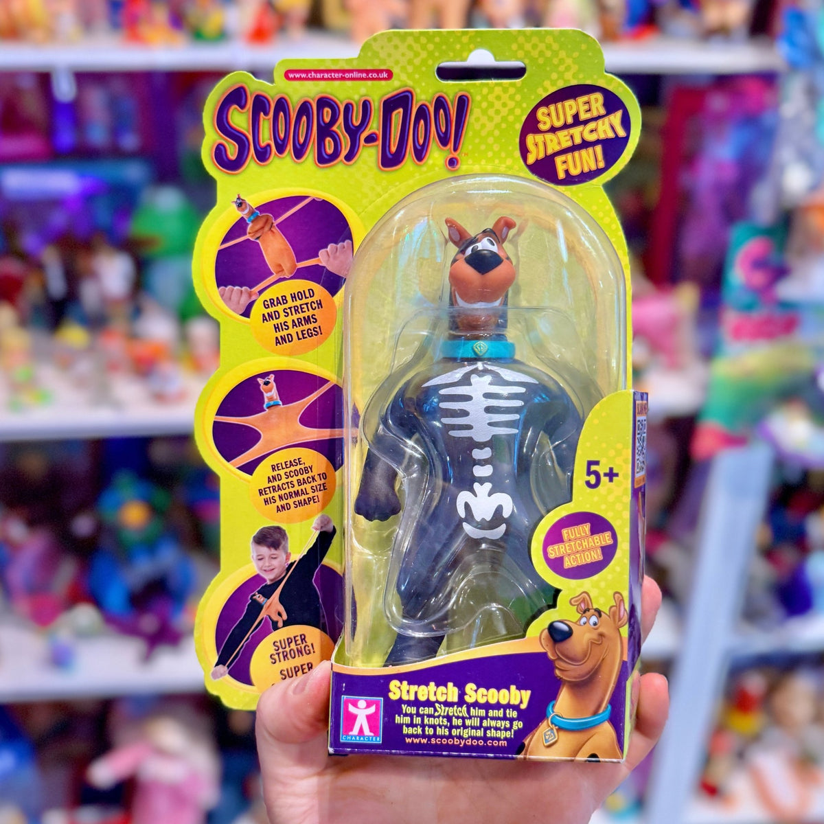 Scooby Doo: Stretch Scooby - Skeleton Stretchy Figure (MOC, Character Options 2017) - PopCultGang
