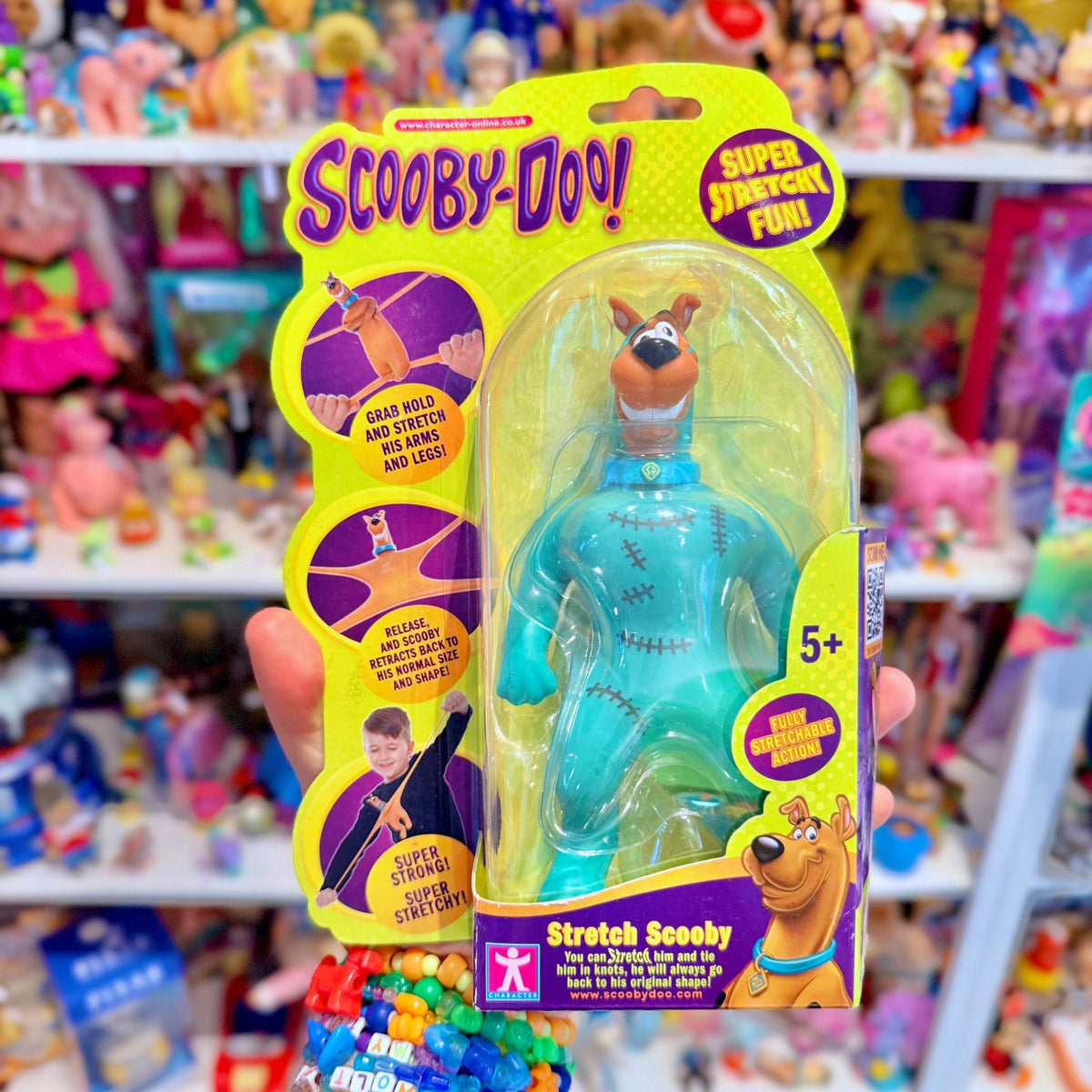Scooby Doo: Stretch Scooby - Zombie Stretchy Figure (MOC, Character Options 2017) - PopCultGang