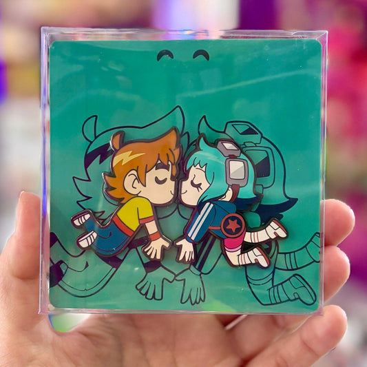 Scott Pilgrim: Scott & Ramona Kissing Pin Badge 5 cm (YouTooz) - PopCultGang