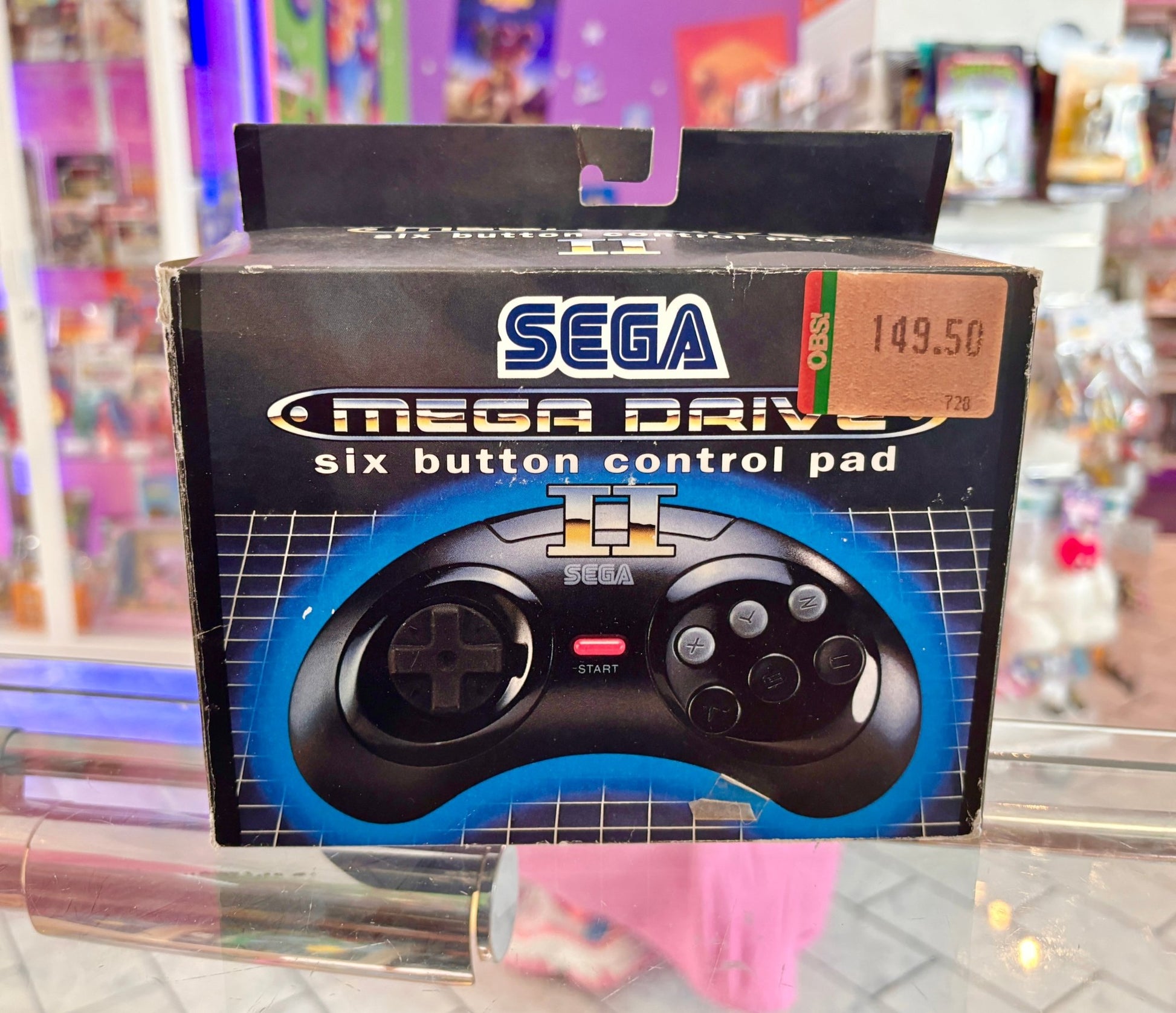 Sega Mega Drive II Six Button Control Pad - PopCultGang