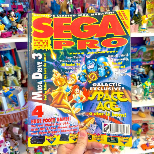 Sega Pro Magazine: 31 - Space Ace (Easter 1994) - PopCultGang