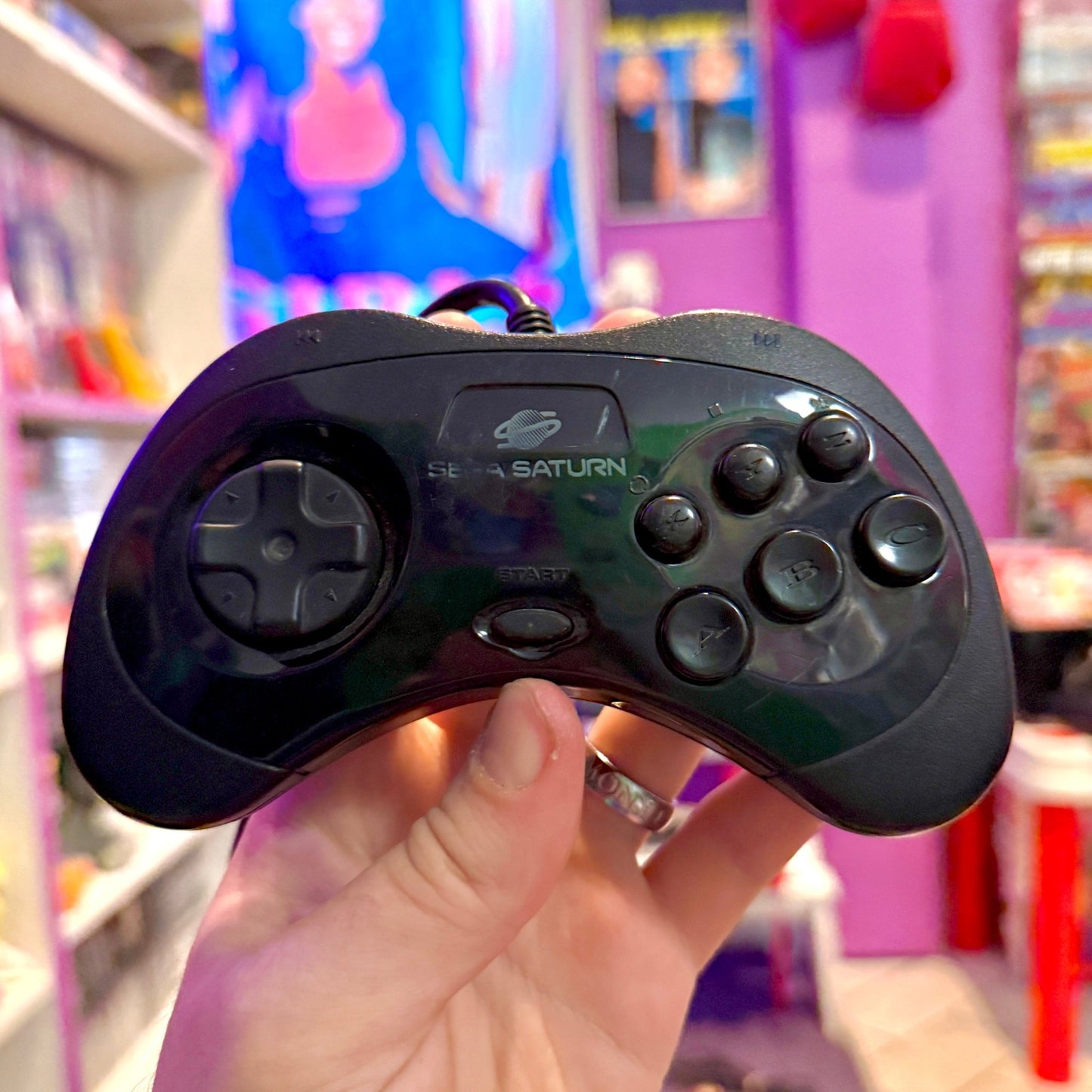 Sega Saturn - Official Controller - PopCultGang