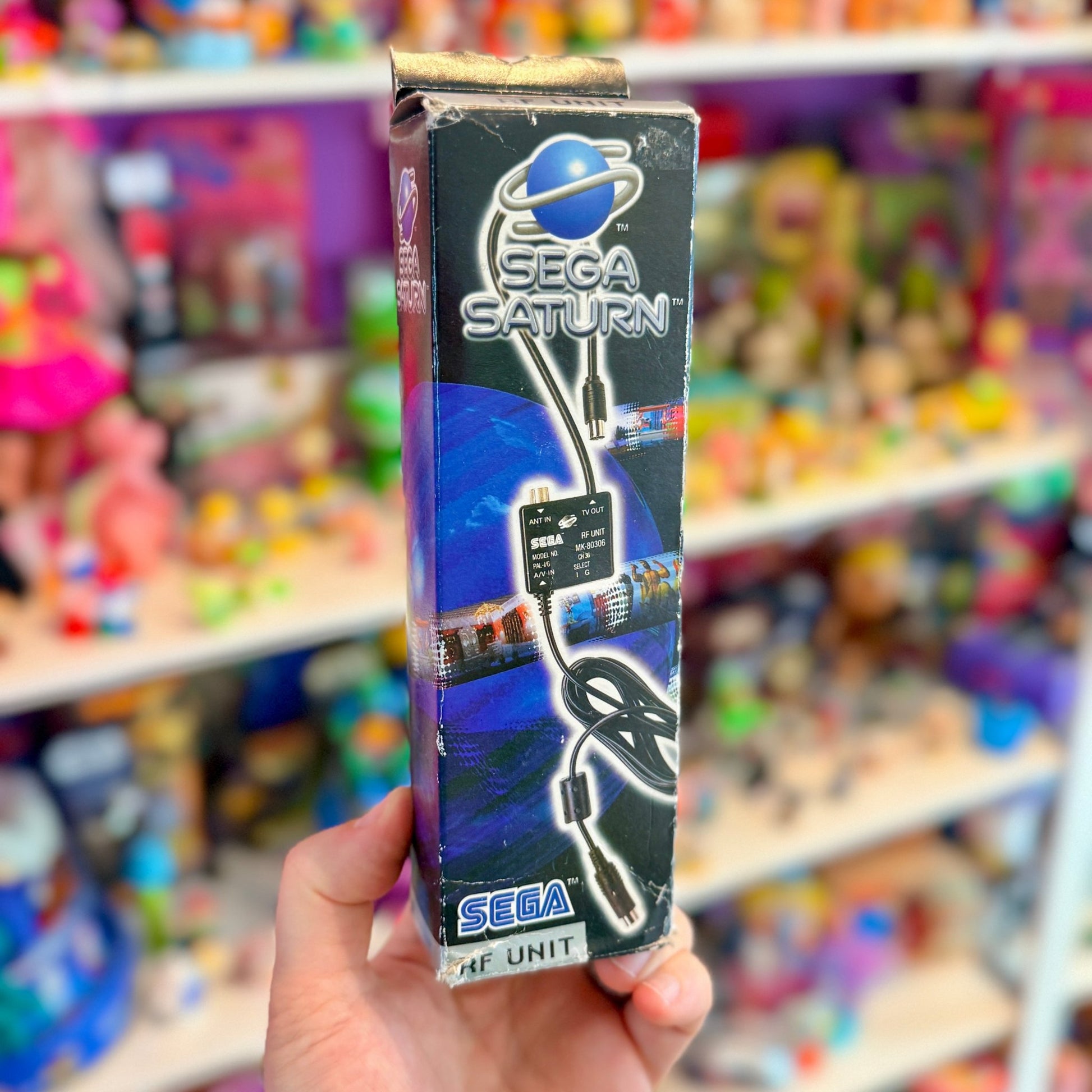 Sega Saturn - Official RF Unit (boxed) - PopCultGang