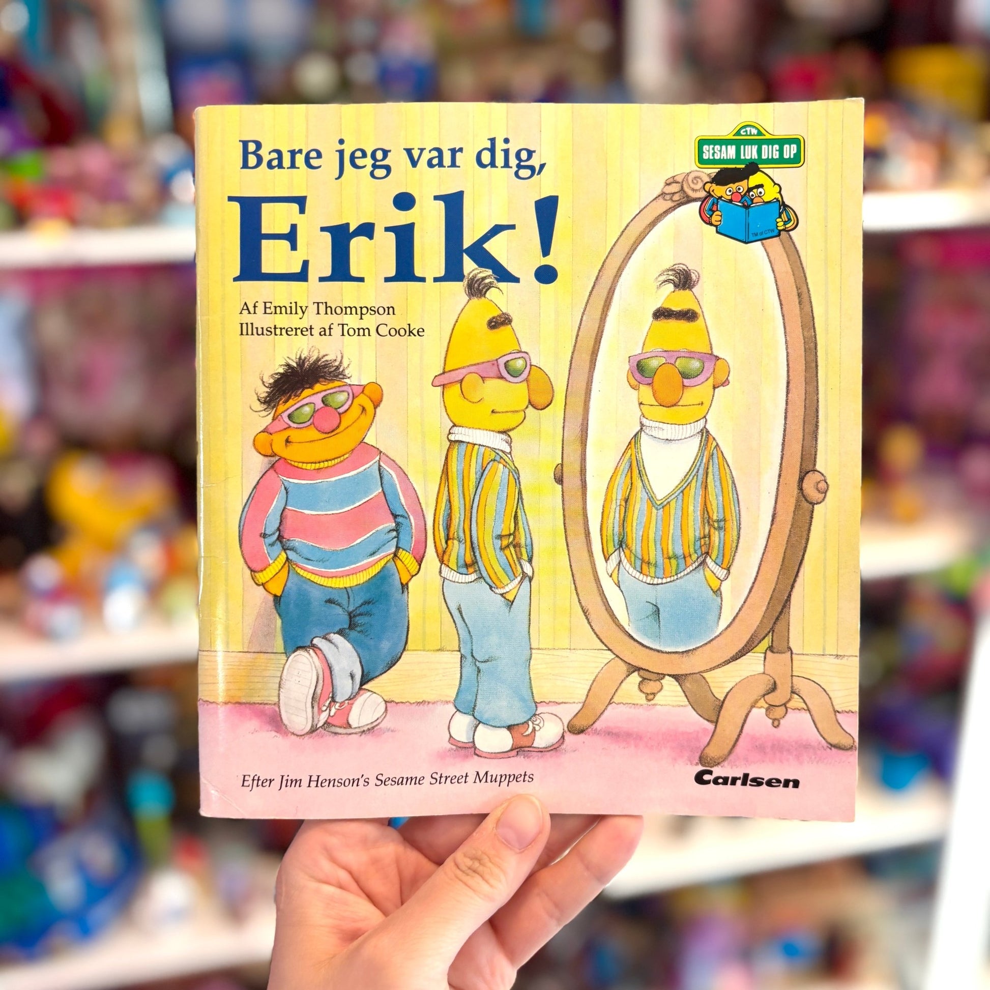 Sesame Street: "Bare Jeg Var Dig, Erik" Book (Danish, 1992) - PopCultGang