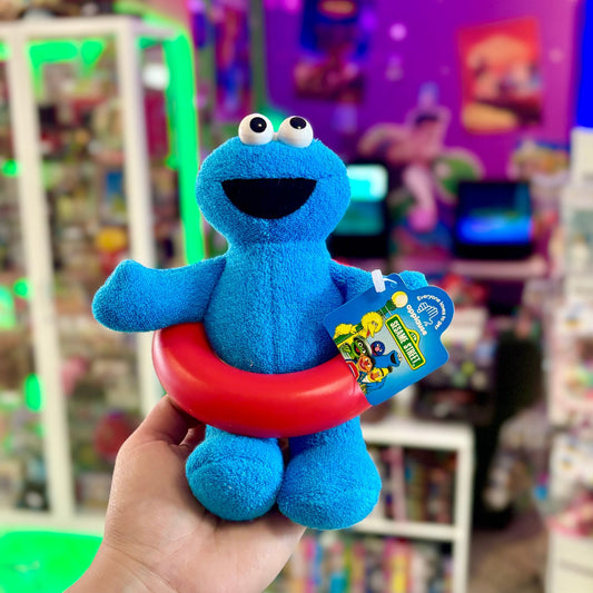 Sesame Street: Cookie Monster With Swim Ring Plush (Applause, 1993) - PopCultGang