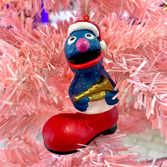 Sesame Street: Grover Christmas Ornament (90's) - PopCultGang