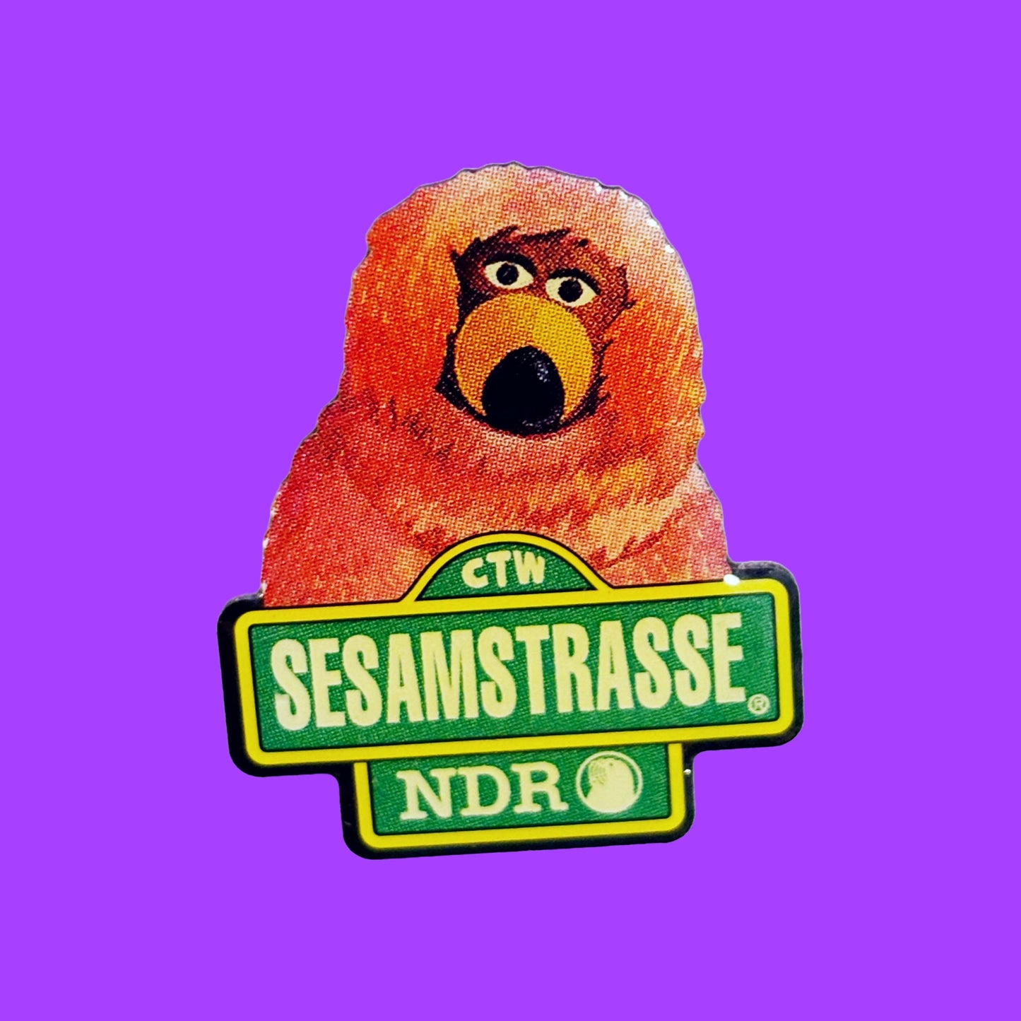 Sesame Street: Samson Enamel Pin (90s) - PopCultGang