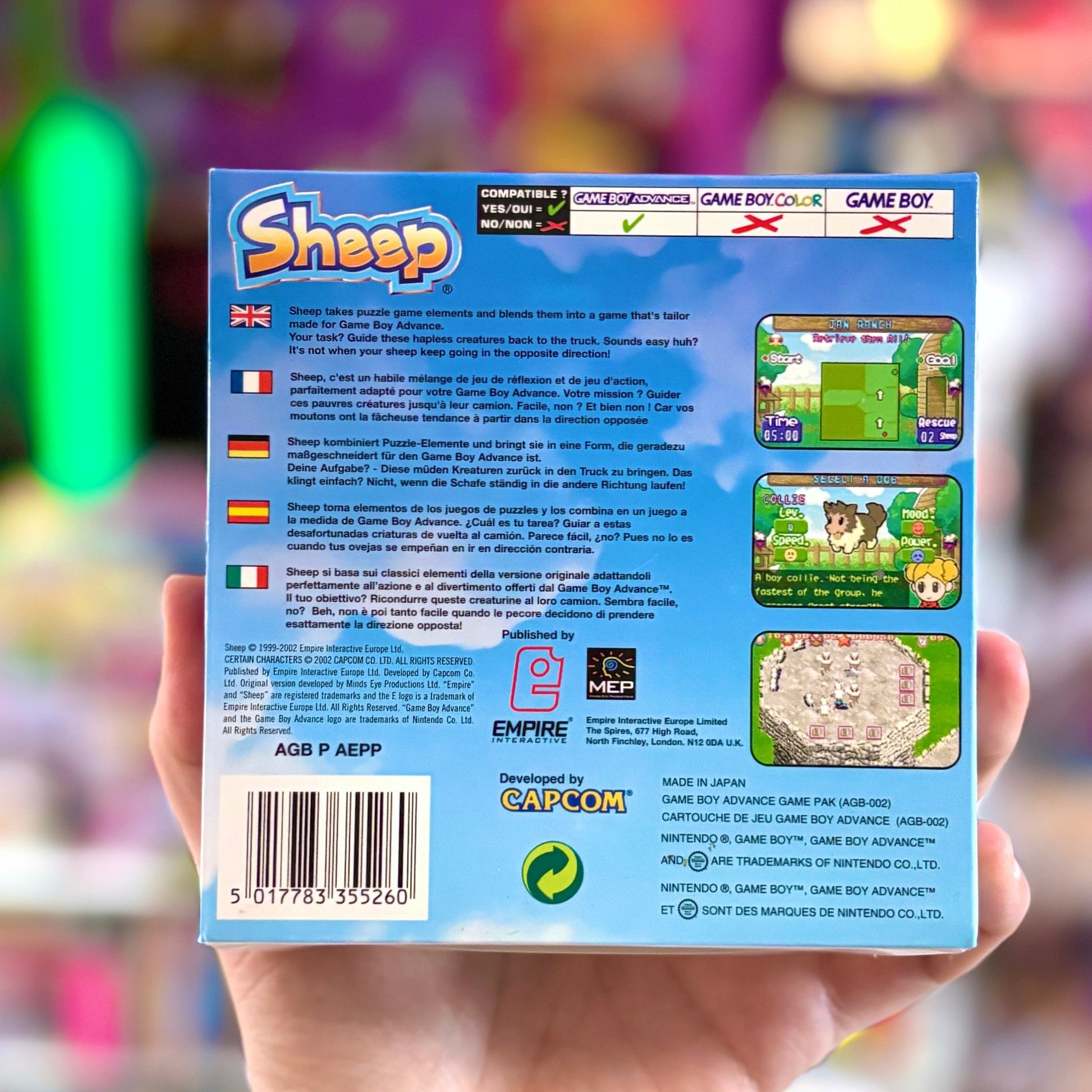 Sheep (CIB, Gameboy Advance) - PopCultGang