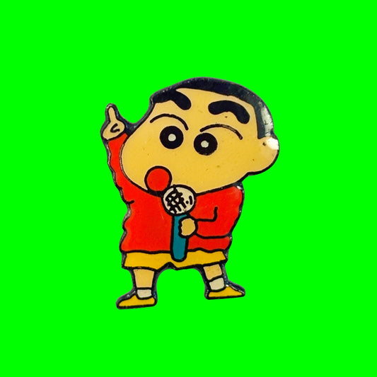 Shin Chan Singing Enamel Pin (90s) - PopCultGang