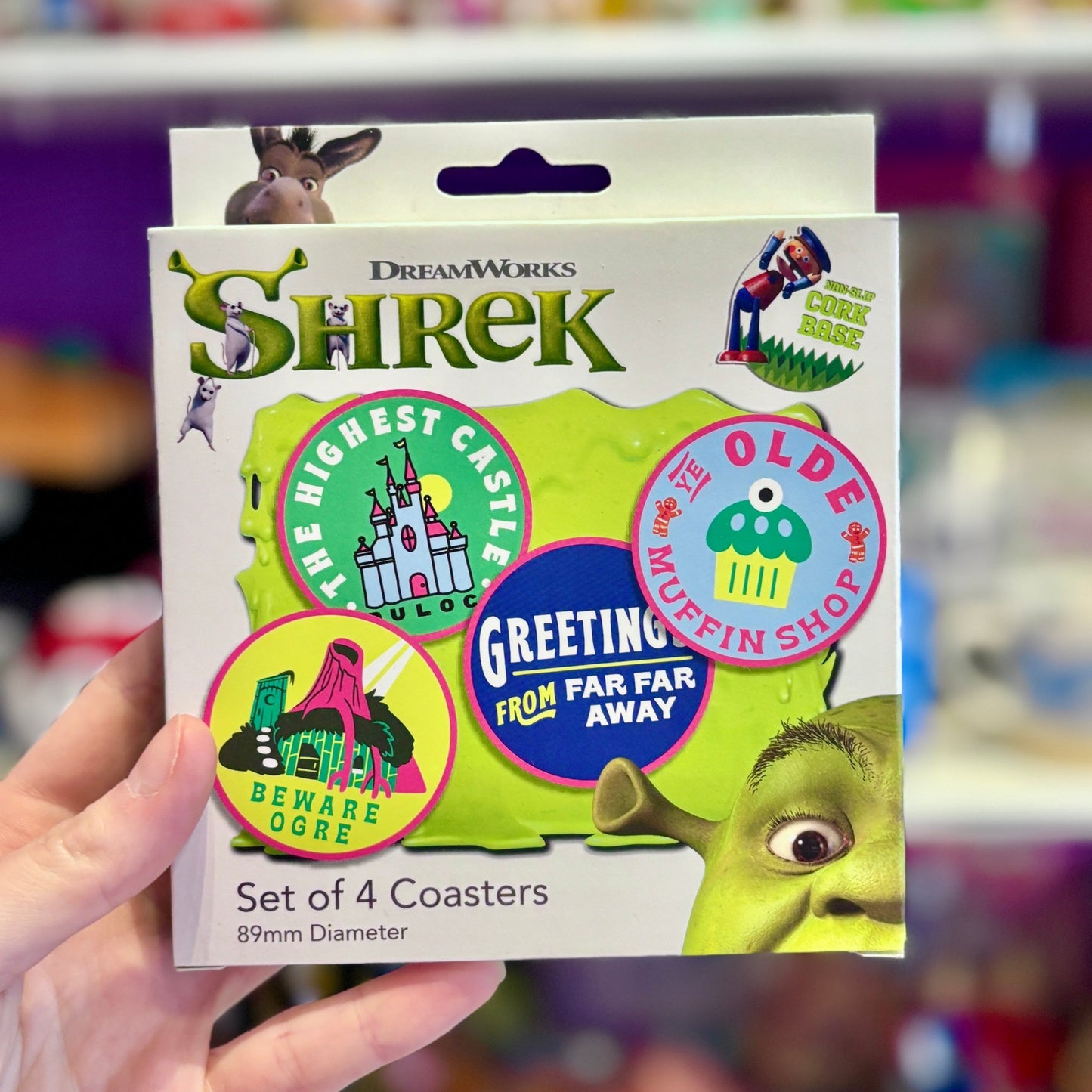 Shrek: Coaster 4 - Pack - PopCultGang