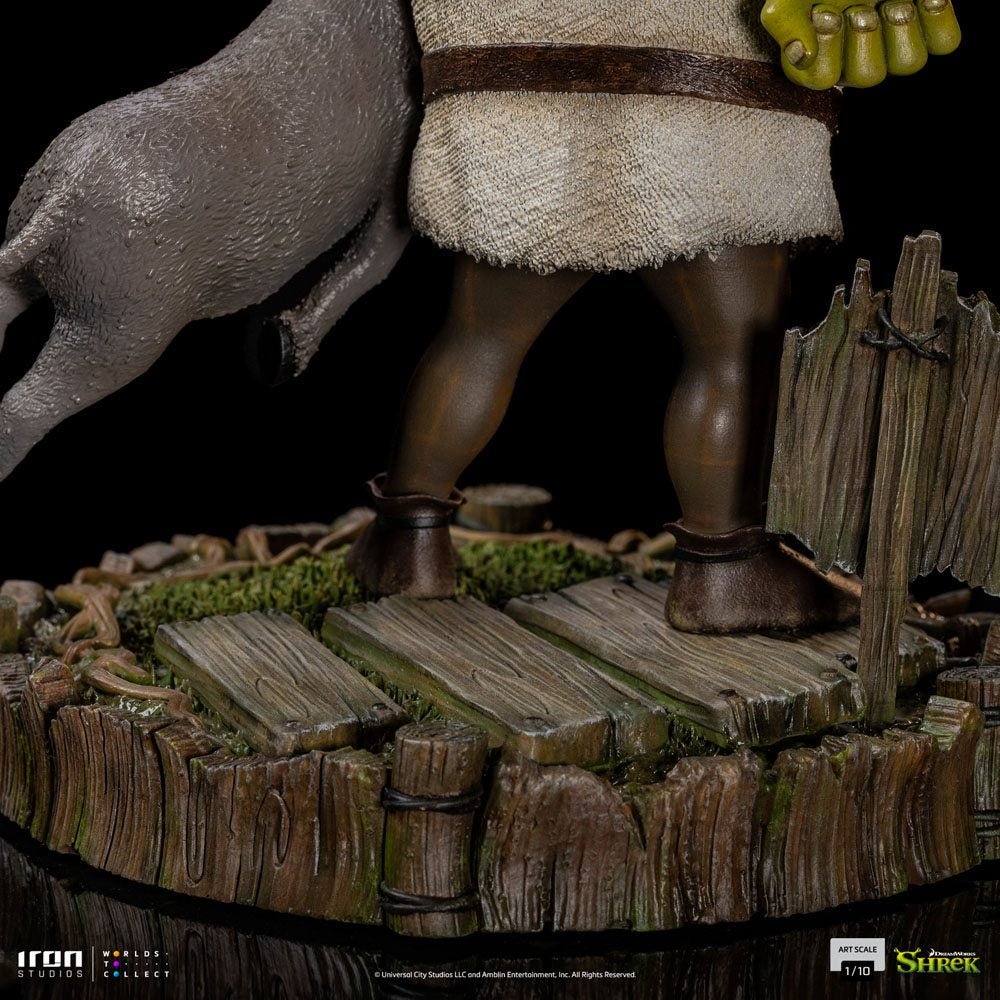 Shrek Deluxe Art Scale Statue 1/10 Shrek, Donkey and The Gingerbread Man 26 cm - PopCultGang