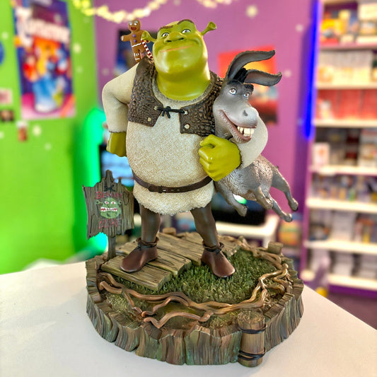 Shrek Deluxe Art Scale Statue 1/10 Shrek, Donkey and The Gingerbread Man 26 cm - PopCultGang