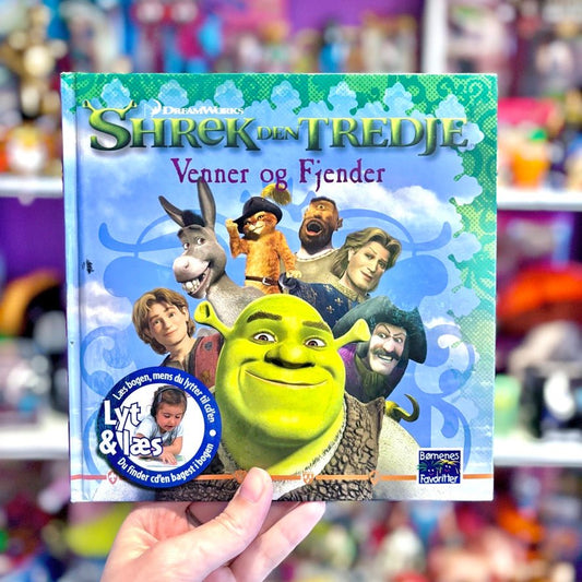 Shrek Den Tredje: Venner og Fjender (danish book with CD, 2000s) - PopCultGang