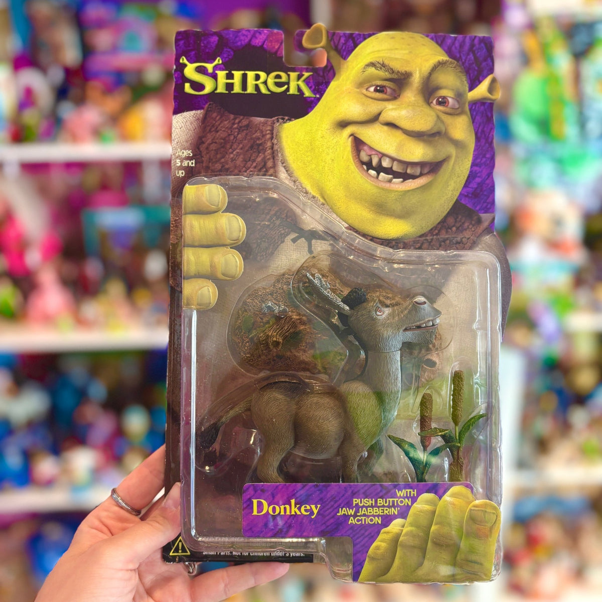 Shrek: Donkey With Jaw Jabberin’ Action (McFarlane Toys, DreamWorks, 2001) - PopCultGang