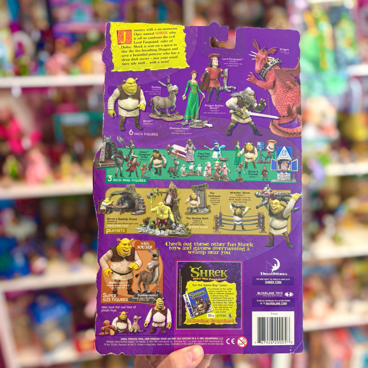 Shrek: Princess Fiona With Leg Kicking Action (McFarlane Toys, DreamWorks, 2001) - PopCultGang