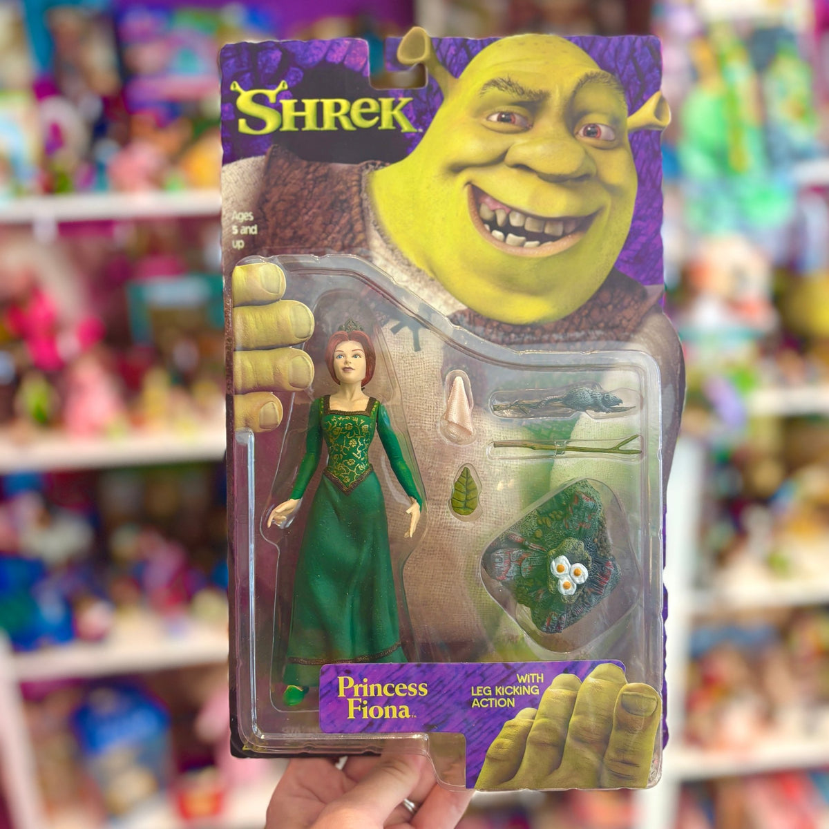 Shrek: Princess Fiona With Leg Kicking Action (McFarlane Toys, DreamWorks, 2001) - PopCultGang