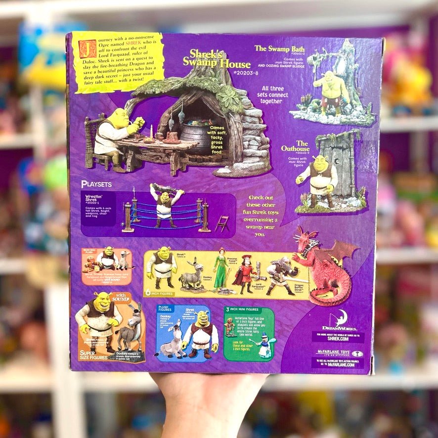 Shrek: Shrek's Swamp House Playset With Shrek's Gross Gooky Grub (McFarlane Toys, DreamWorks, 2001) - PopCultGang