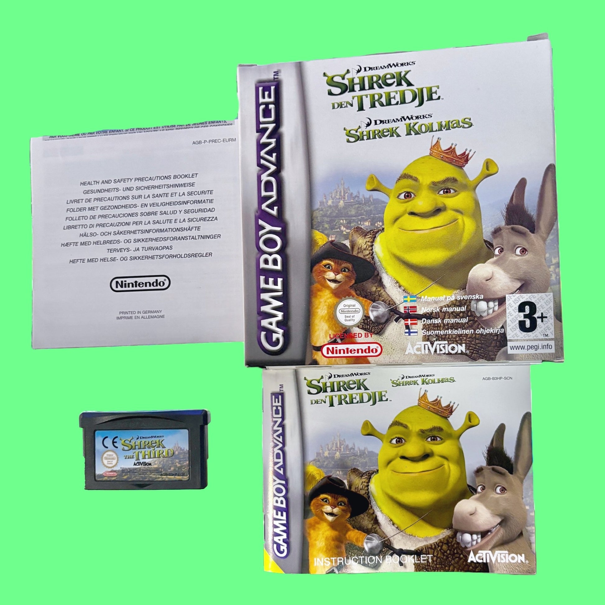 Shrek The Third (CIB, Gameboy Advance) - PopCultGang