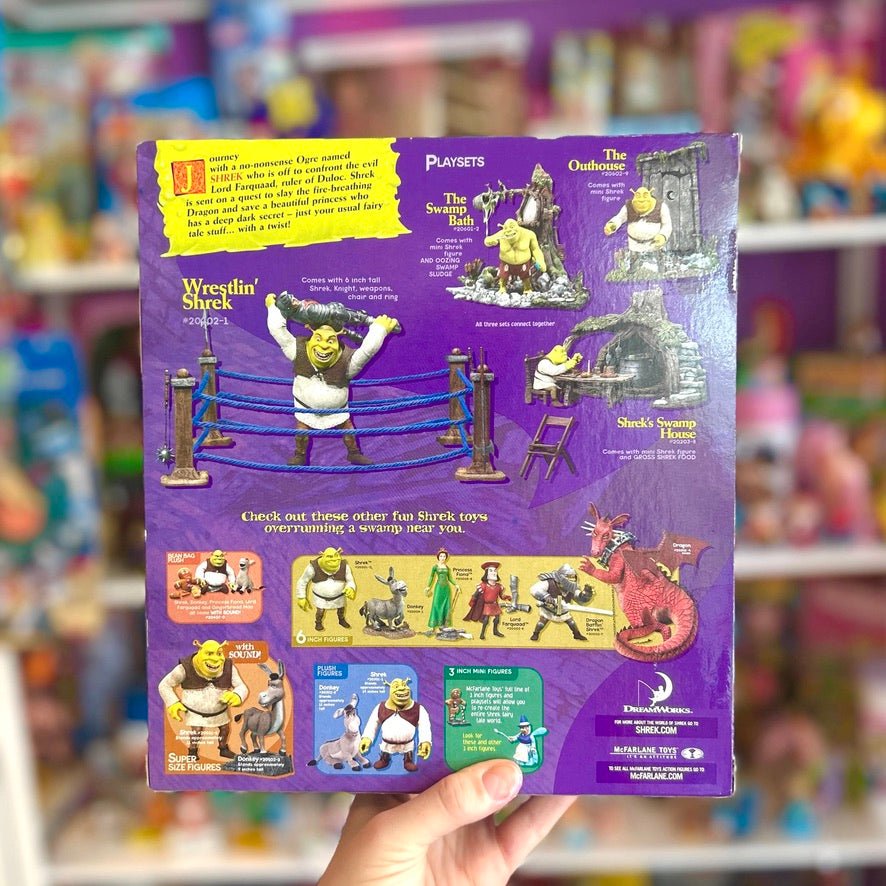 Shrek: Wrestling Showdown Playset (McFarlane Toys, DreamWorks, 2001) - PopCultGang