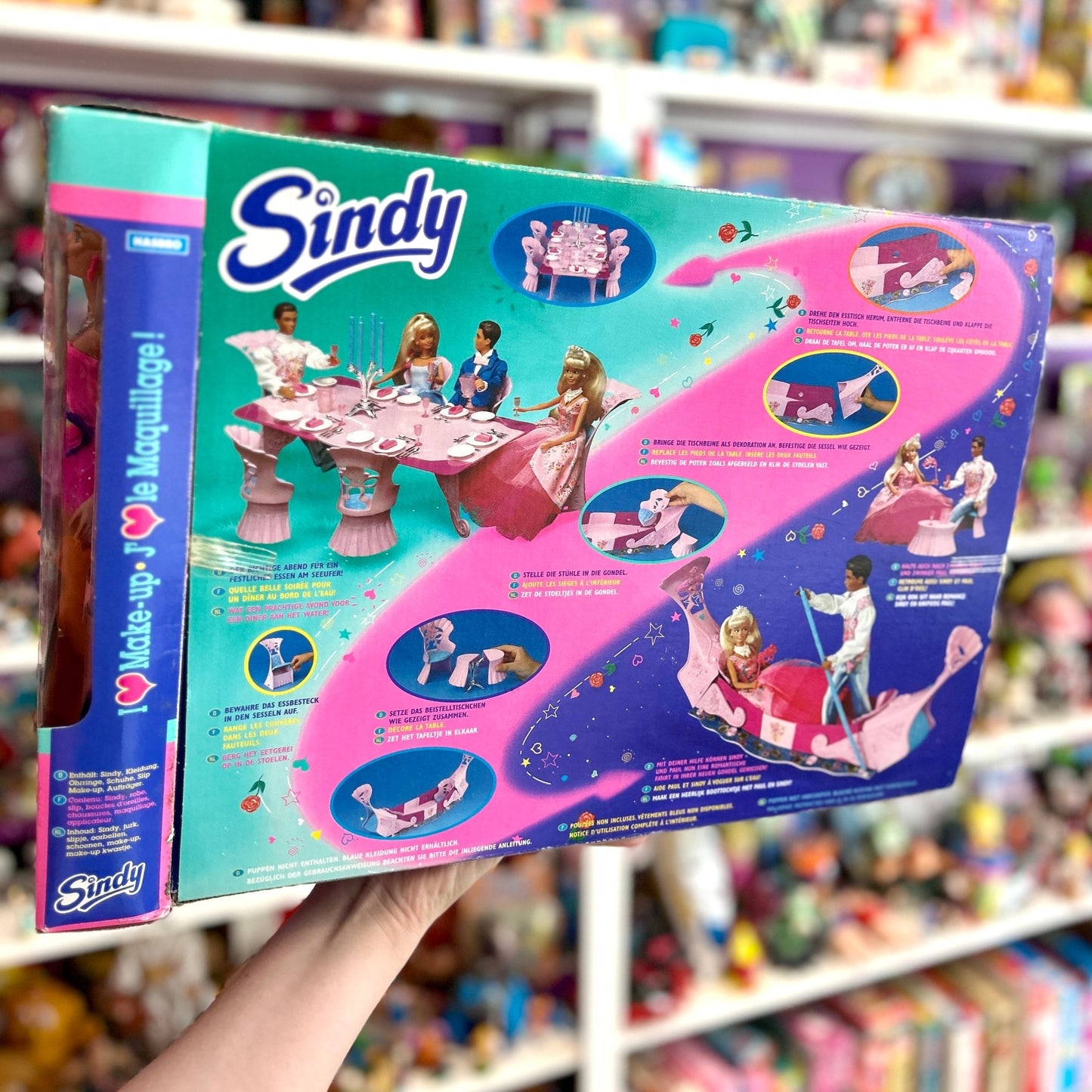 Sindy: 2 in 1 Magic Dreamboat + Sindy I Love Makeup doll (90s) - PopCultGang