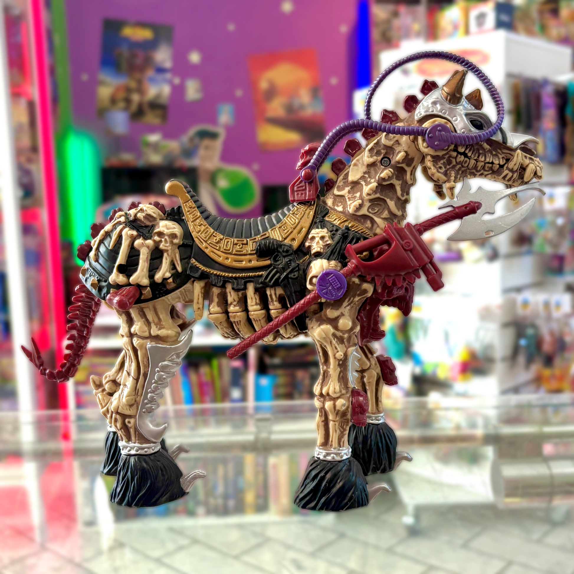 Skeleton Warriors: Legion War Horse Action Figure (1994) - PopCultGang