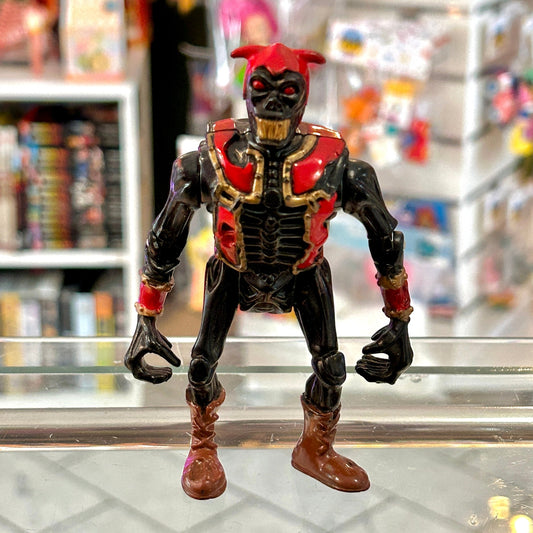 Skull Warrior: Black Skeleton Demon Guy (Skeleton Warrior Knockoff, 90s) - PopCultGang