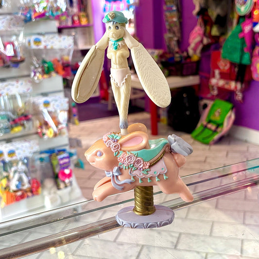 Sky Dancers: Spritzy Fairy Flyer Bunny Carousel Launcher (Galoob, 1995) - PopCultGang