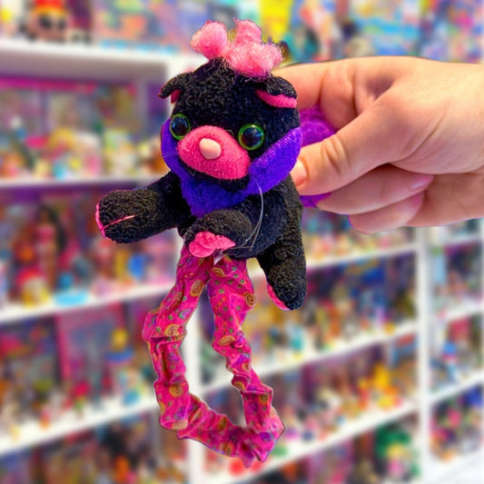 Smunchies: Black Cat w. Pink Scruncie (Lansay, 90s) - PopCultGang