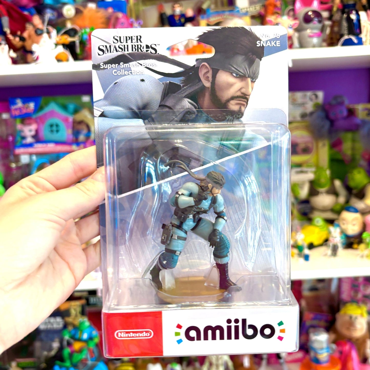 Snake Amiibo Figure (Metal Gear Solid/Nintendo) - PopCultGang