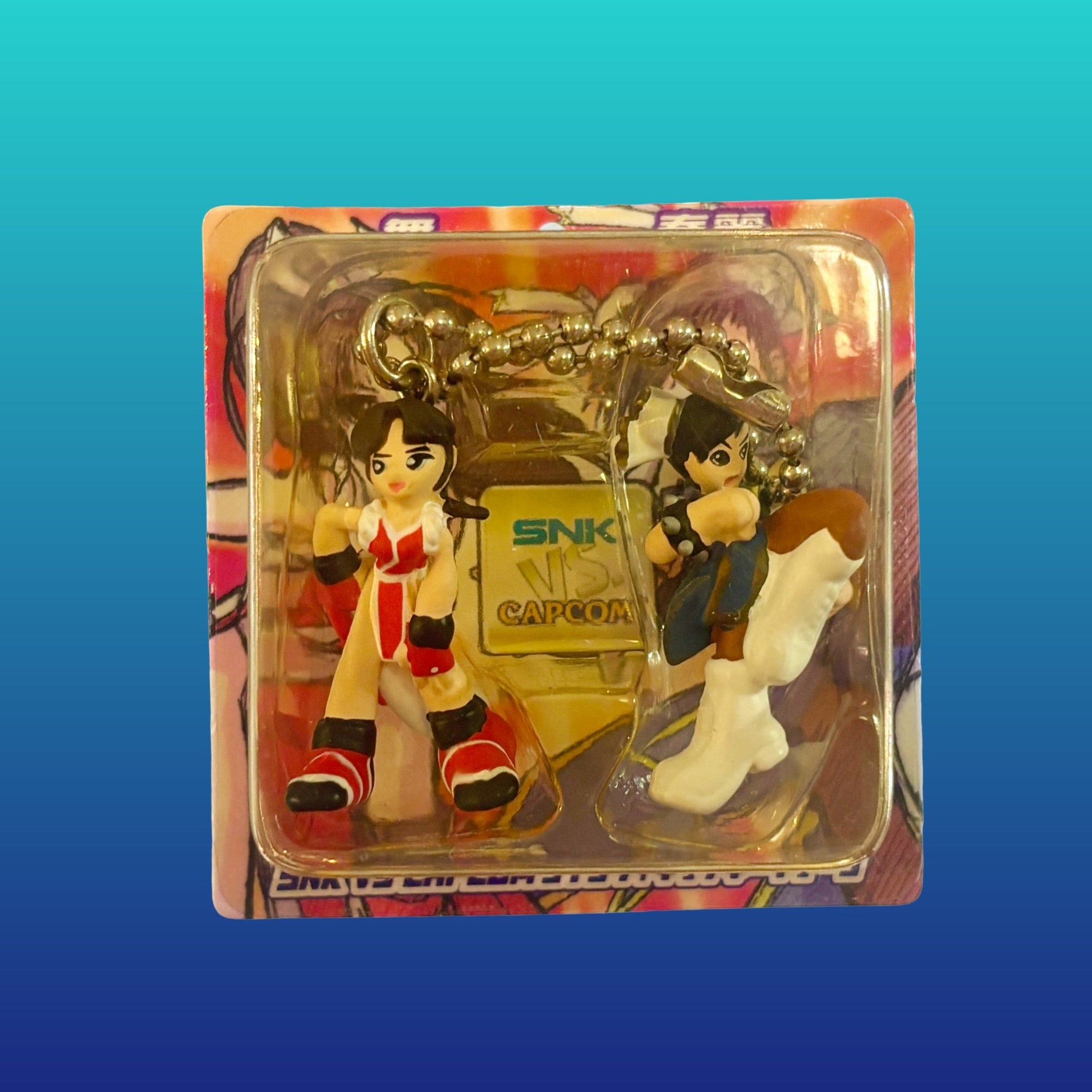 SNK vs. Capcom: The King of Fighter Twin Figure Keychain Set Mai Shiranui & Chun-Li (Capcom, 1999) - PopCultGang