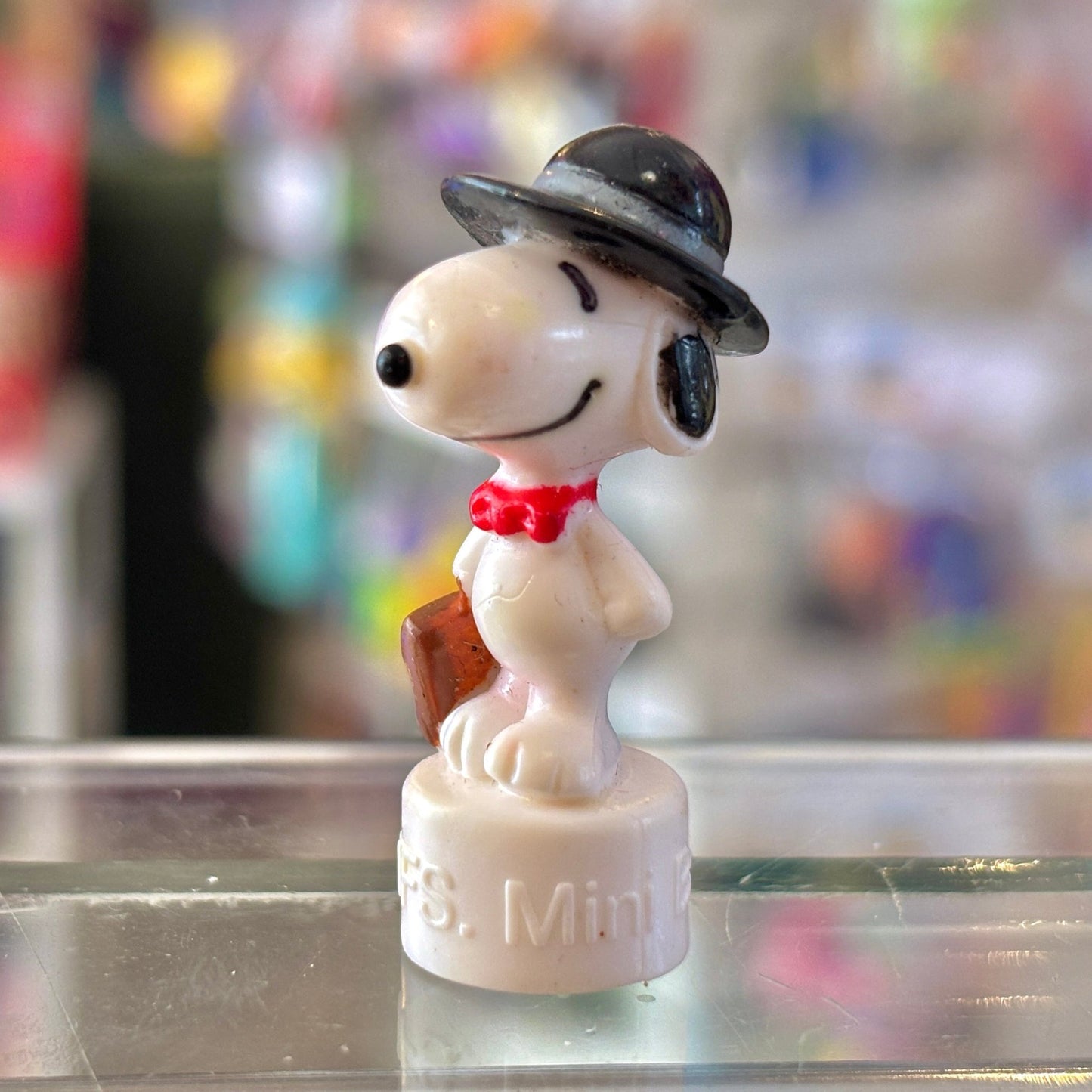 Snoopy Bowler Hat Pencil Topper (90s) - PopCultGang