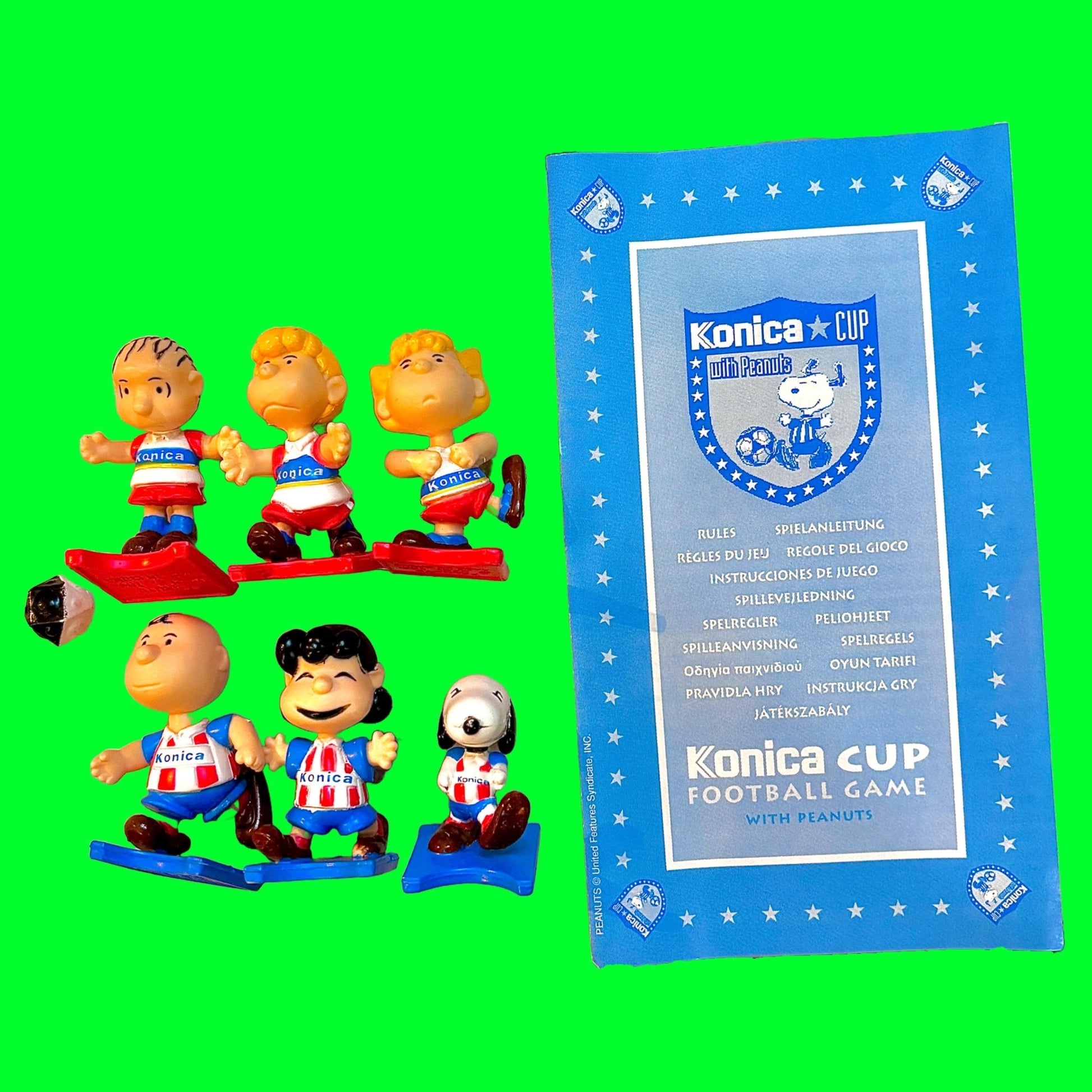 Snoopy & Peanuts: Konica Cup Football Soccer Boardgame (1991/1992) - PopCultGang