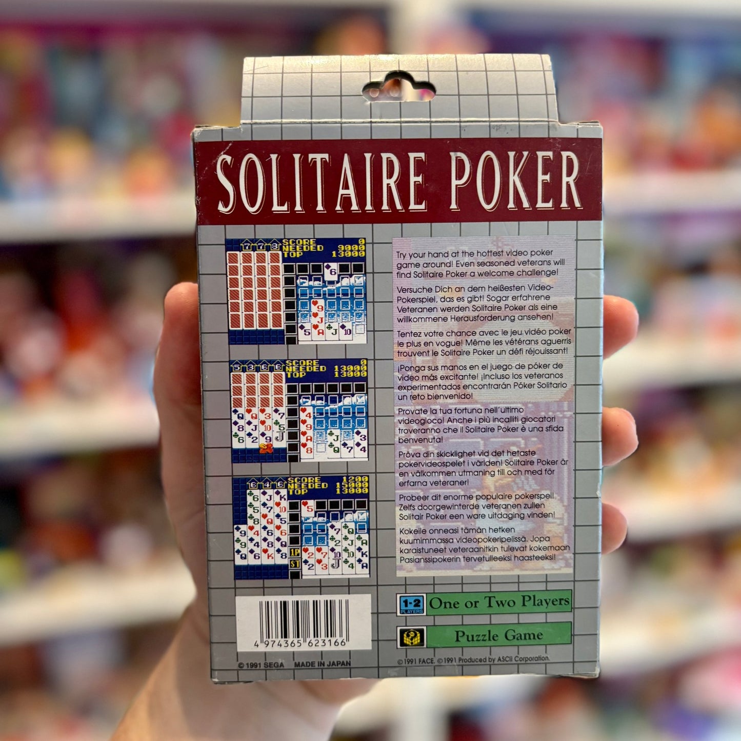 Solitaire Poker (Sega Game Gear, CIB) - PopCultGang