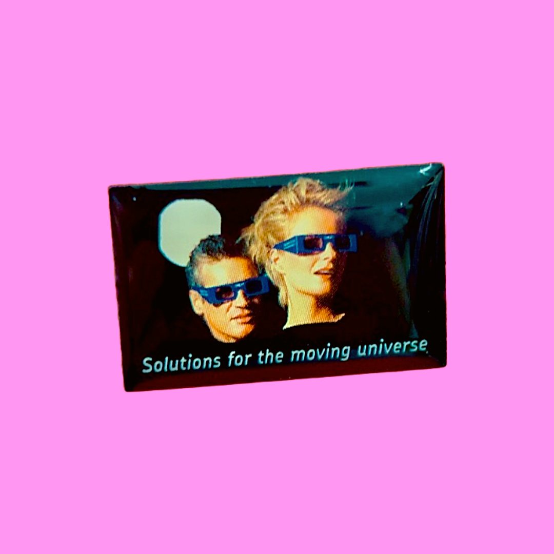 Solutions For The Moving Universe Pin Badge (90s) - PopCultGang